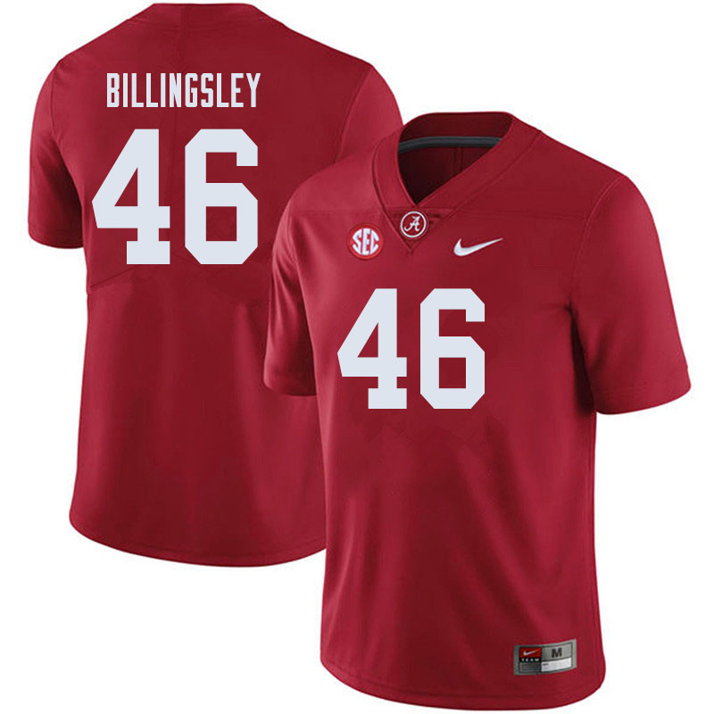 Men #46 Melvin Billingsley Alabama Crimson Tide College Football Jerseys Sale-Crimson